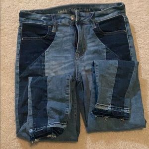 American Eagle Tri-Tone Jeans